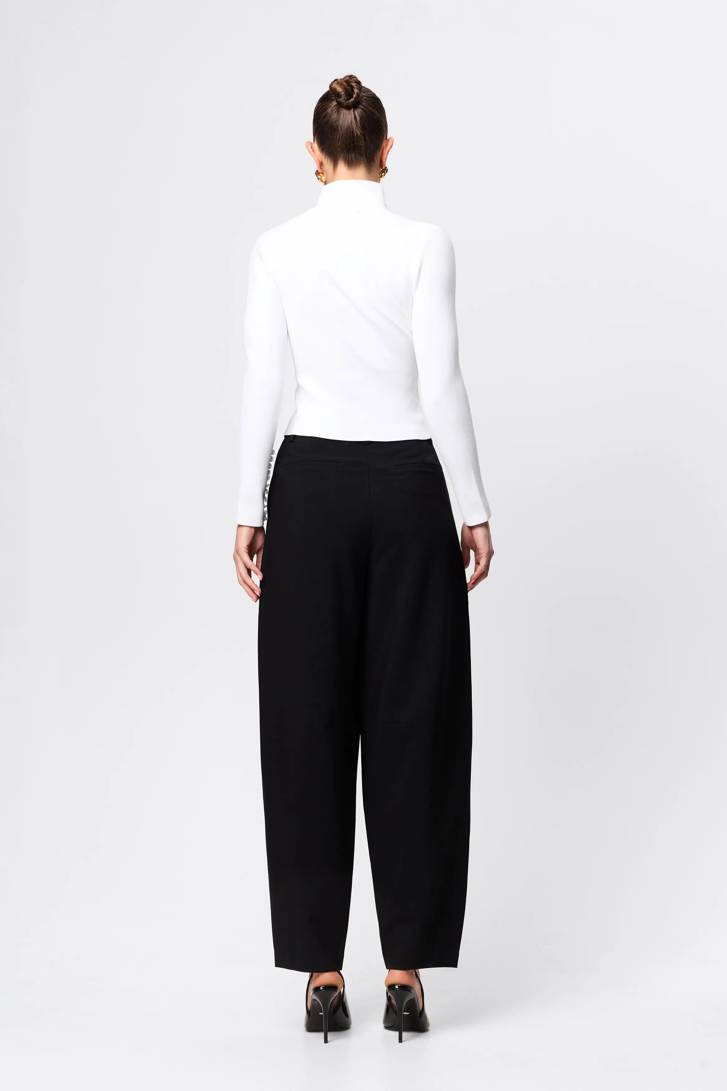Mossman - Mayfair Long Sleeve Top - White