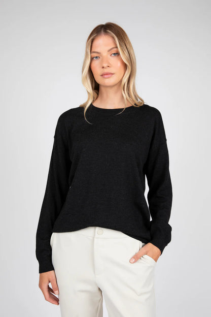 Marlow - Merino Crew Neck Knit Long Sleeve