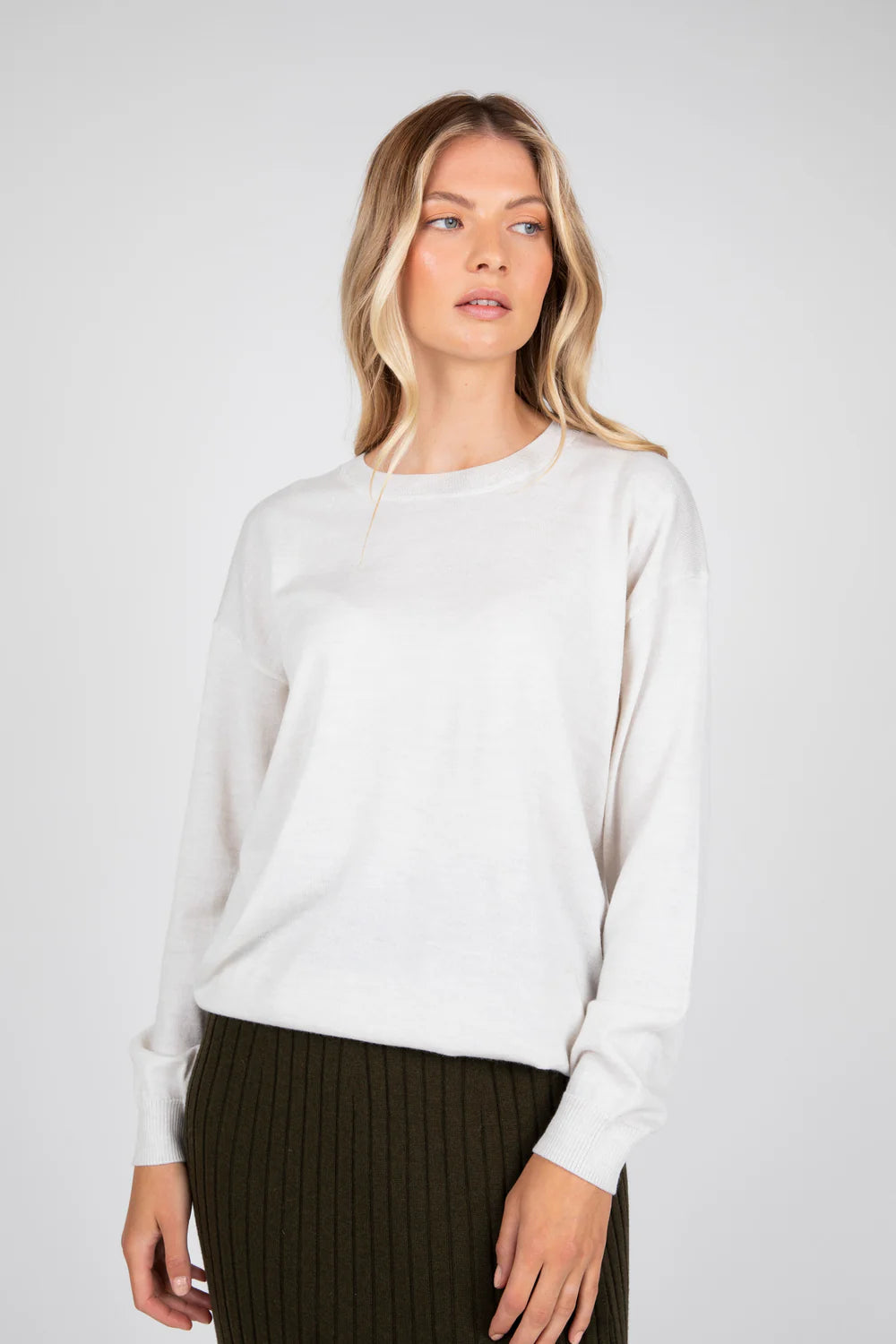 Marlow - Merino Crew Neck Knit Long Sleeve