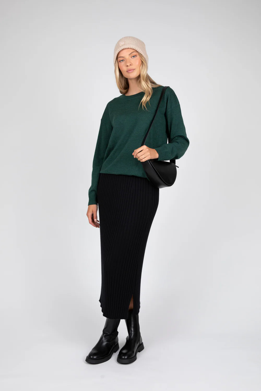 Marlow - Merino Crew Neck Knit Long Sleeve