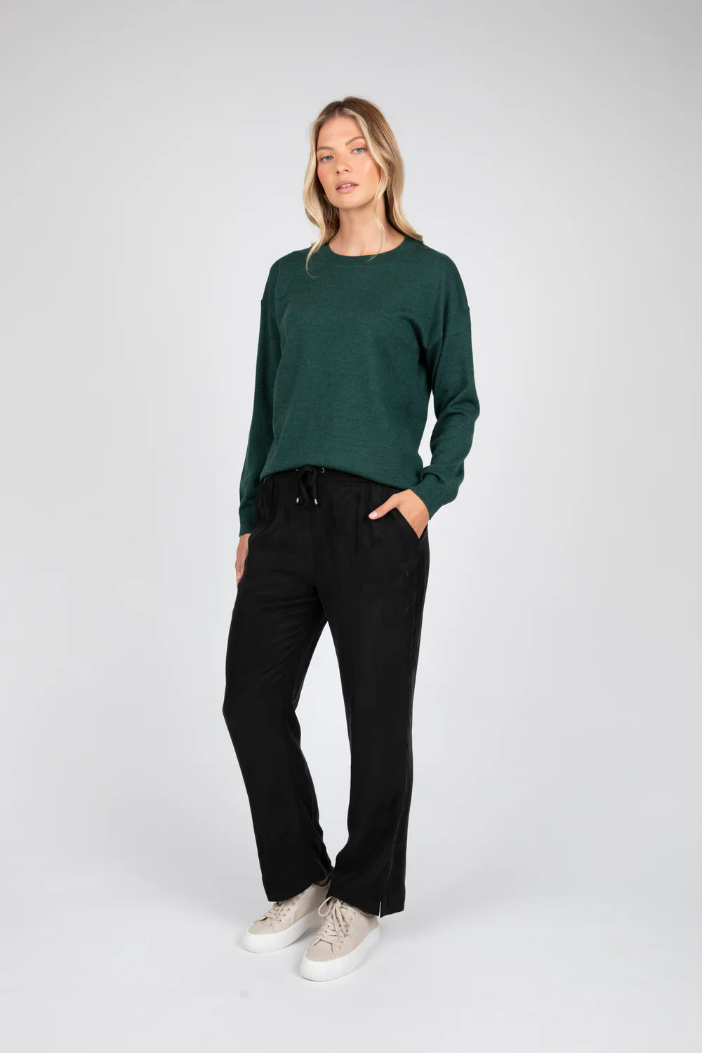 Marlow - Merino Crew Neck Knit Long Sleeve