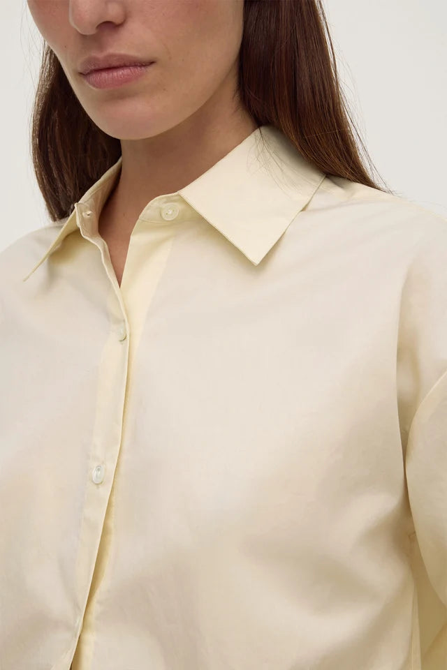 Assembly Label - Micha Poplin Long Sleeve Shirt - Vanilla