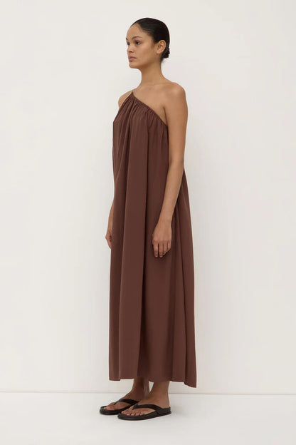 Assembly Label - Mila Silk Asymmetrical Maxi Dress