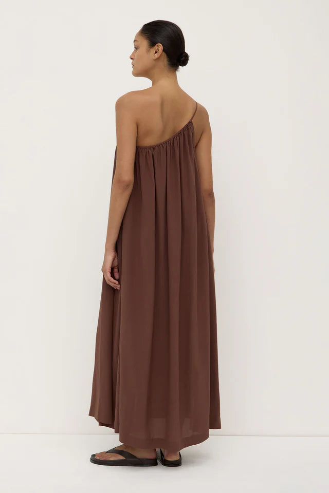Assembly Label - Mila Silk Asymmetrical Maxi Dress