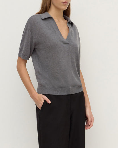 Assembly Label - Mira Polo - Dark Grey Marle