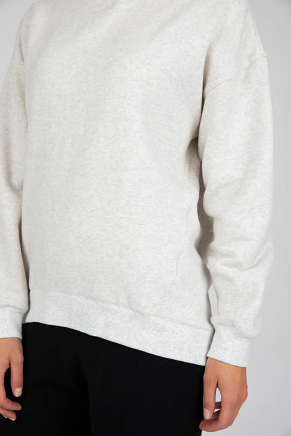 Marlow - Morning Crew Neck Sweat Fog Marle