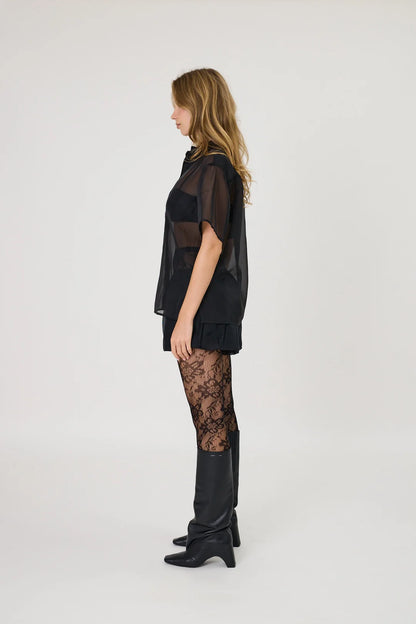 REMAIN - MONICA SHIRT - BLACK