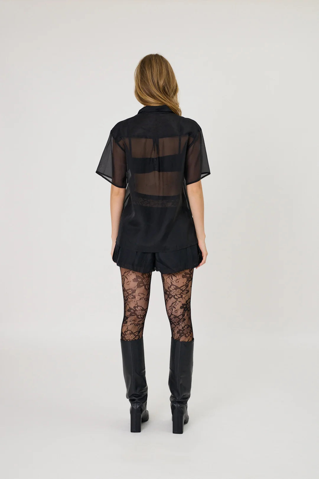 REMAIN - MONICA SHIRT - BLACK