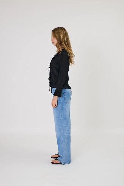 Remain - Elora Tie Top - Black