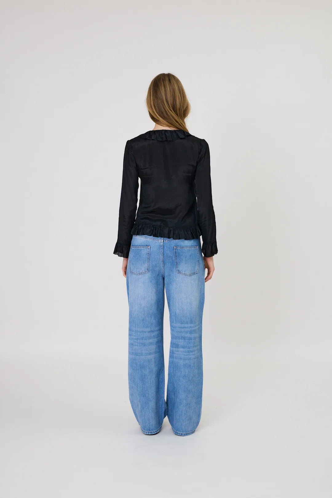 Remain - Elora Tie Top - Black