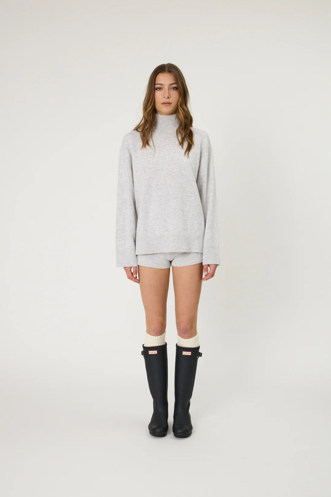 Remain - Cilla Knit - Grey Marle