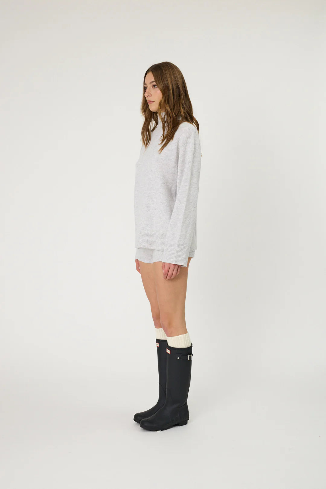 Remain - Cilla Knit - Grey Marle