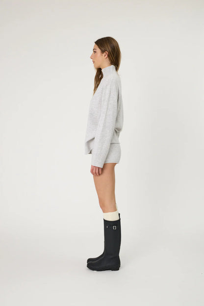 Remain - Cilla Knit - Grey Marle
