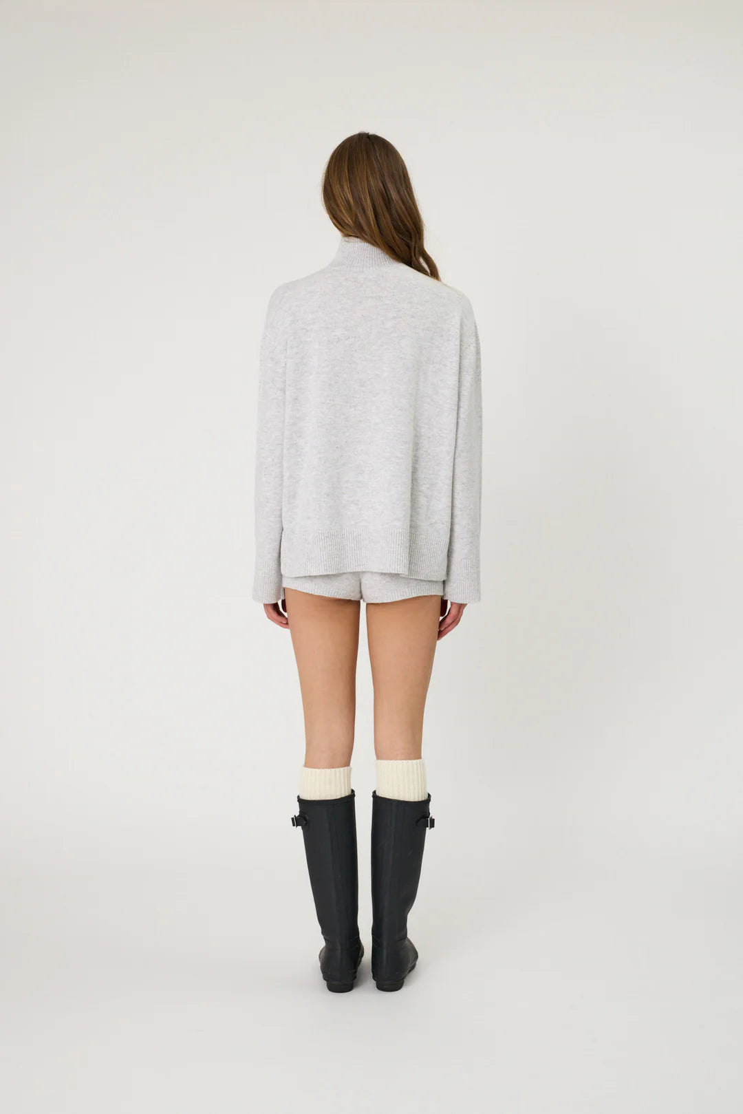 Remain - Cilla Knit - Grey Marle