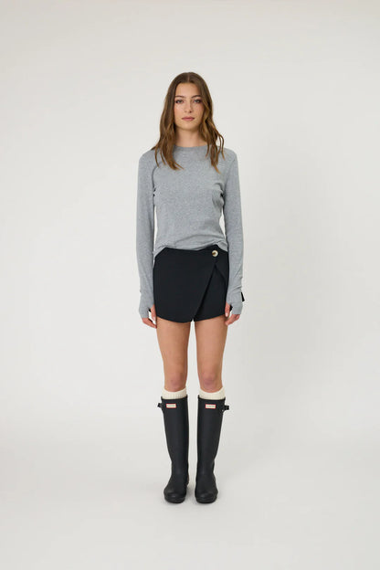 Remain - Denver Long Sleeve - Grey Marle