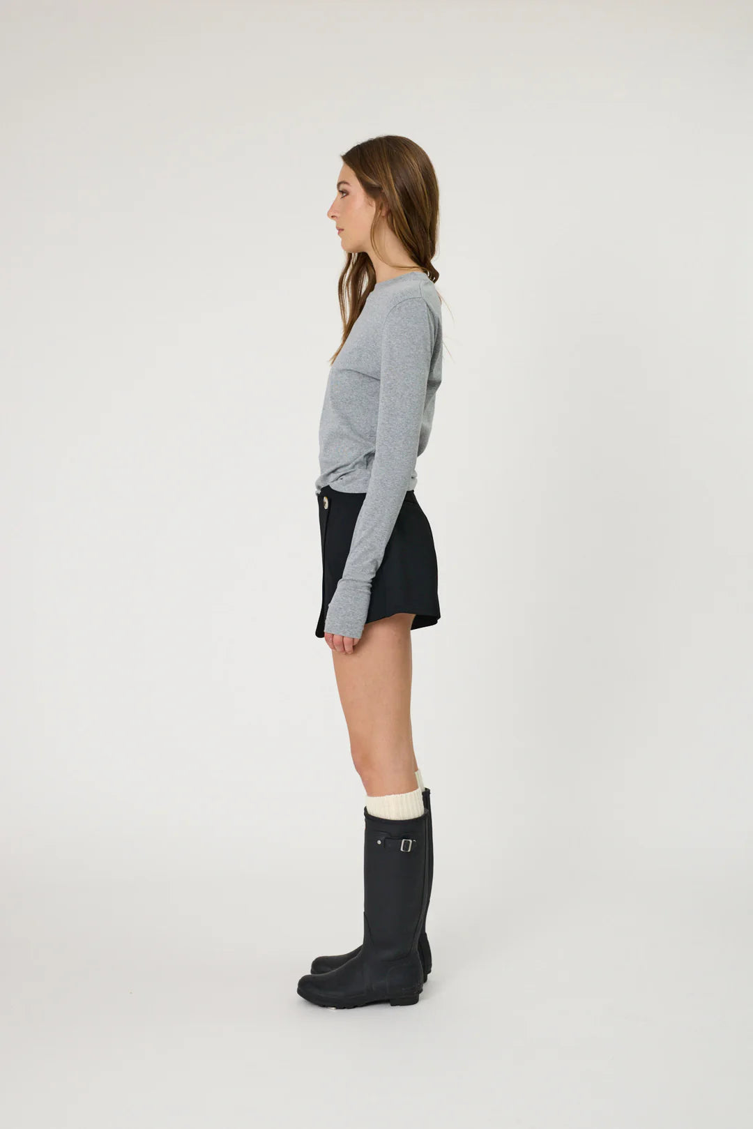 Remain - Denver Long Sleeve - Grey Marle