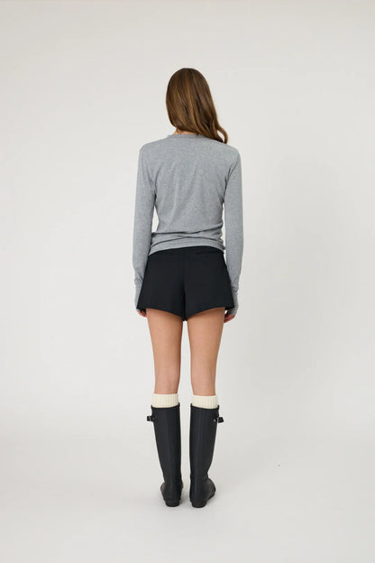 Remain - Denver Long Sleeve - Grey Marle