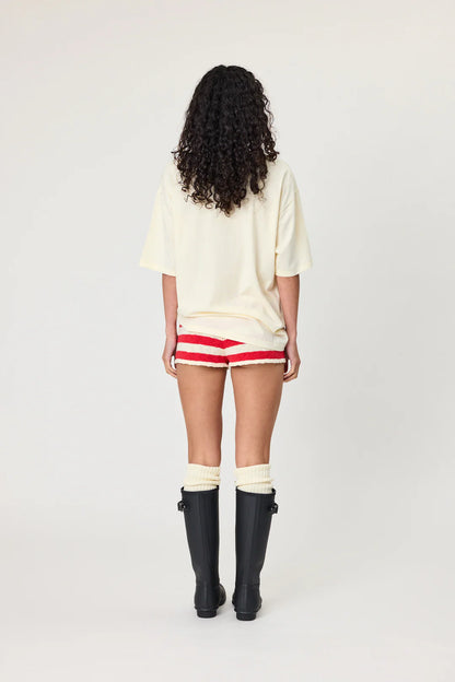Remain - Leopard Tee - Ivory