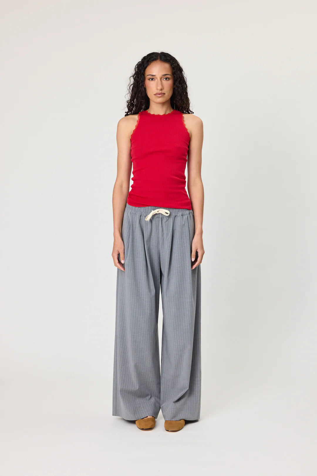 Remain - Rhodes Pant - Grey Stripe