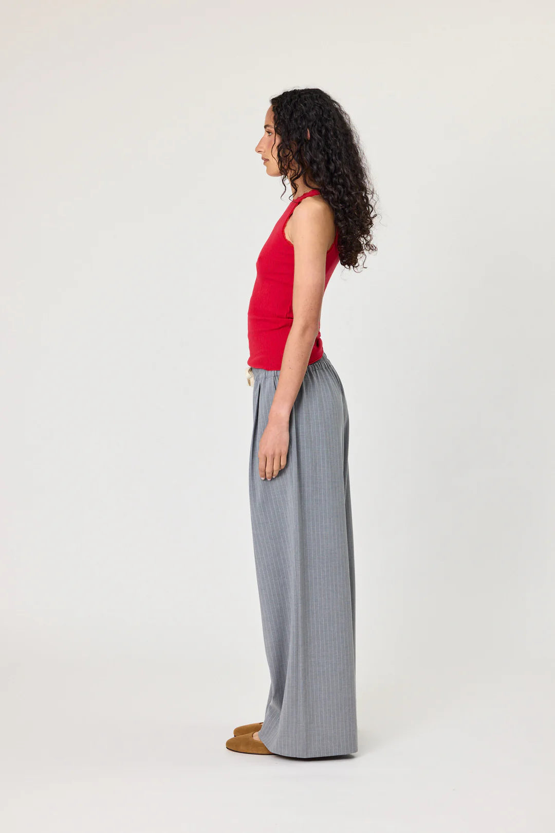 Remain - Rhodes Pant - Grey Stripe