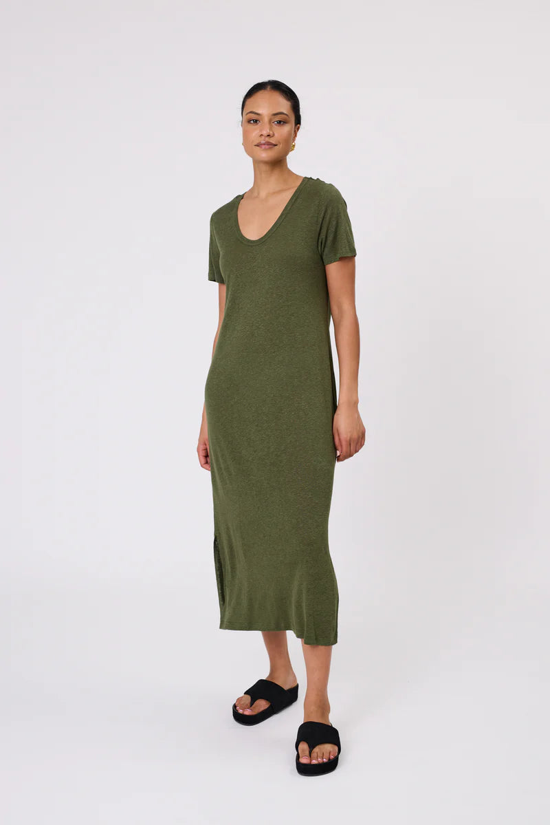 Malow - Noto T-Shirt Dress - Cypress