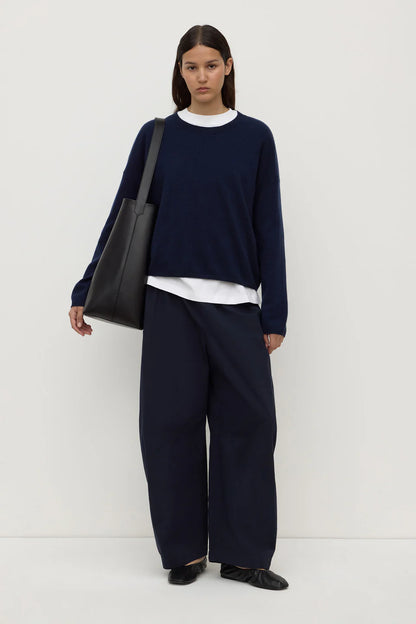 Assembly Label - Lola Barrel Pant - Navy