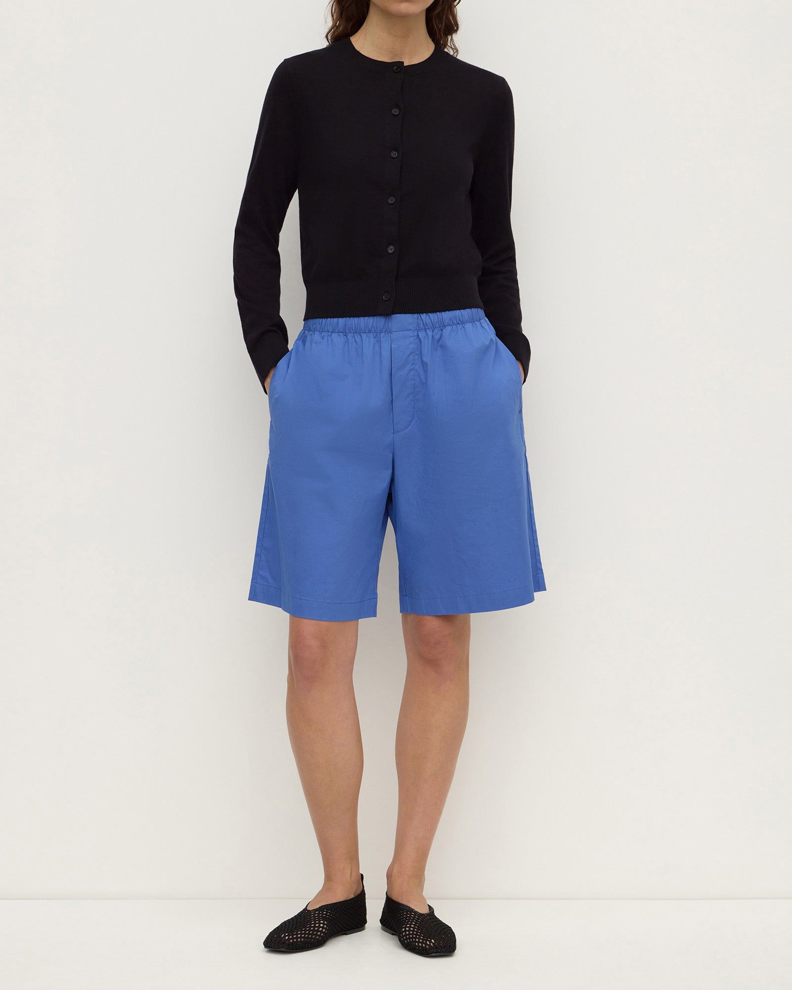 Assembly Label - Orina Cotton Cashmere Cardigan - Black