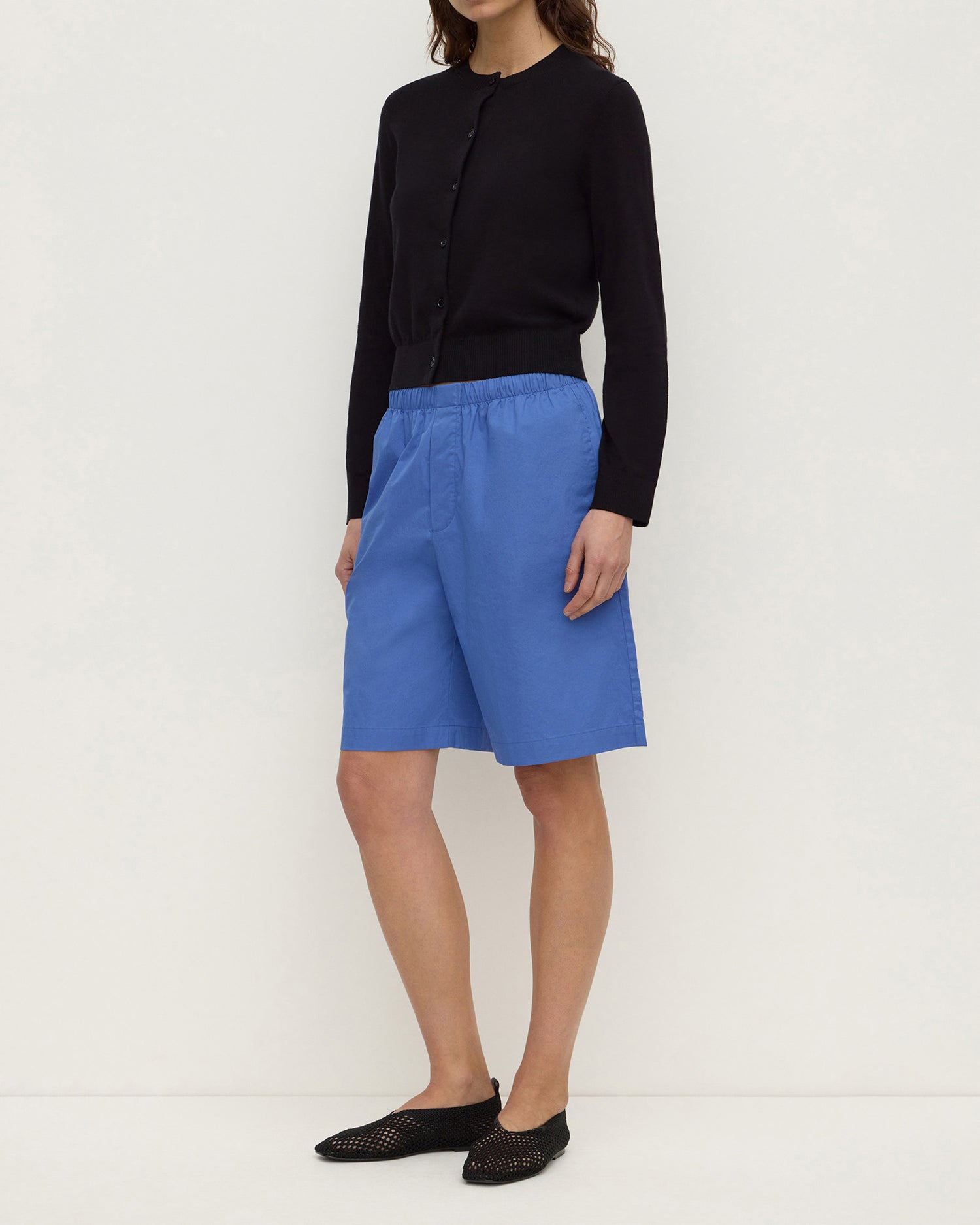 Assembly Label - Orina Cotton Cashmere Cardigan - Black