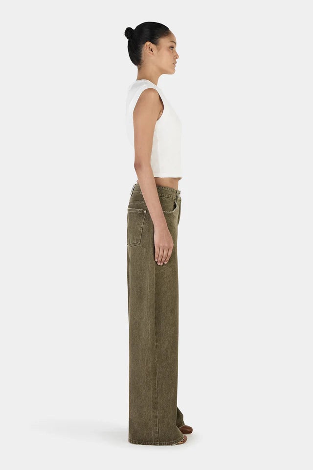 Hansen &amp; Gretel - Paige Denim Jeans - Khaki