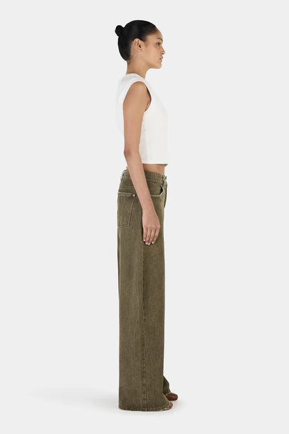 Hansen &amp; Gretel - Paige Denim Jeans - Khaki