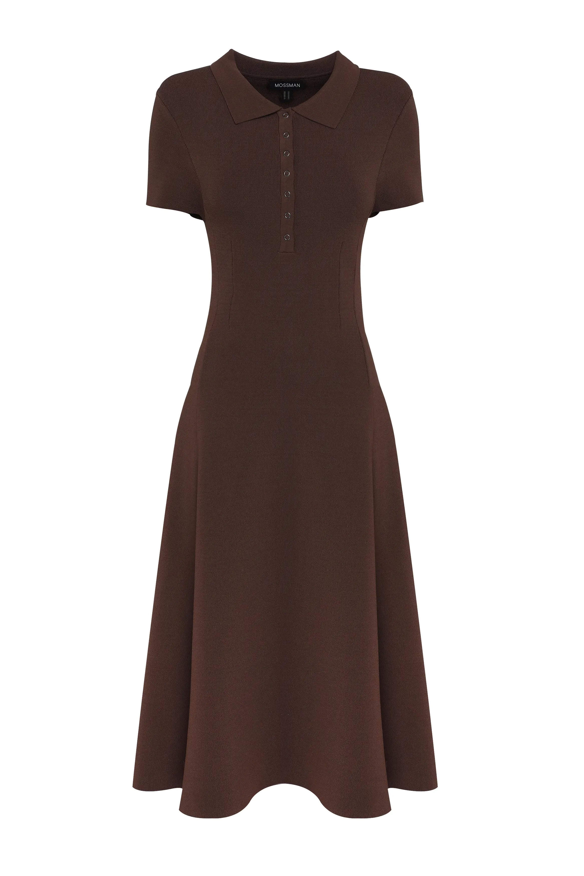Mossman - Petra Midi Dress - Chocolate