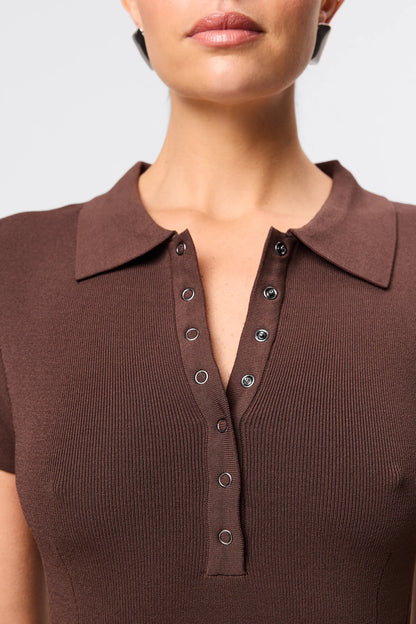 Mossman - Petra Midi Dress - Chocolate