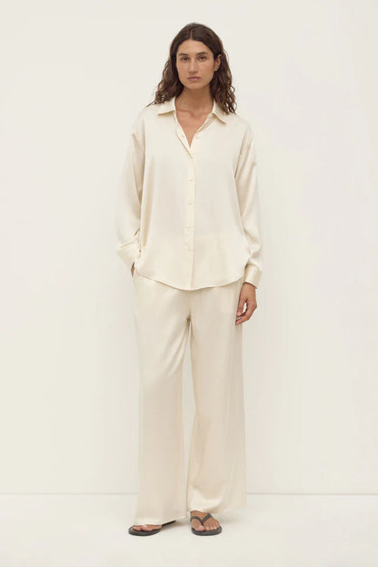 Assembly Label - Pippa Silk Shirt - Cream