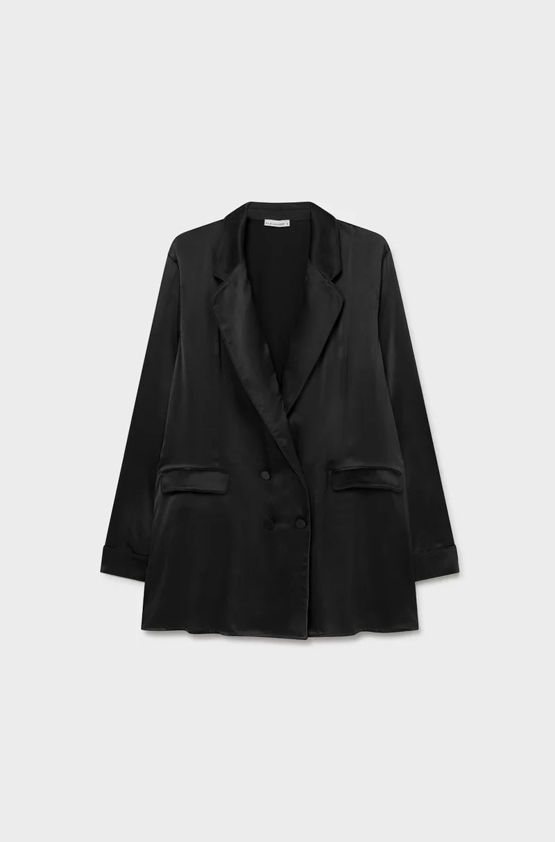 Silk Laundry - Relaxed Blazer Black