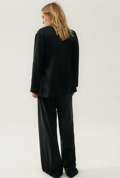 Silk Laundry - Relaxed Blazer Black