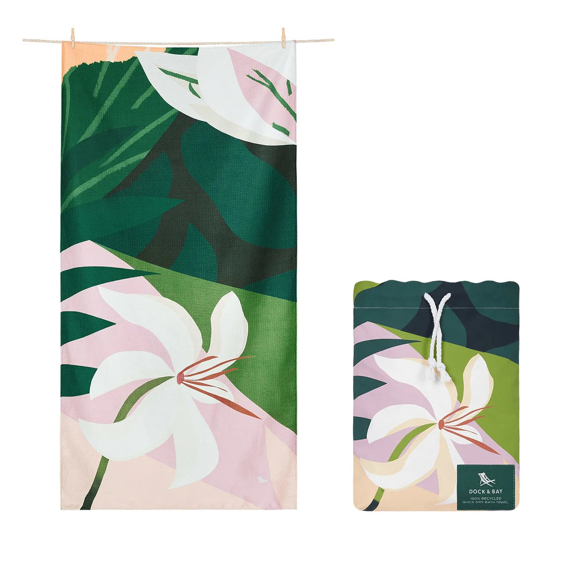 Dock &amp; Bay Retreat Towel Monte Verde