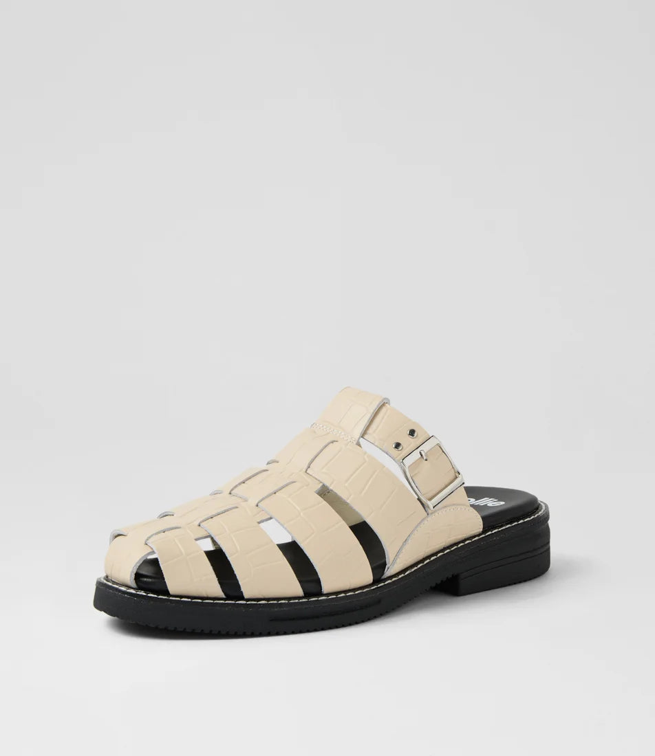 Rollie - Mule Fisherman Bone Croc