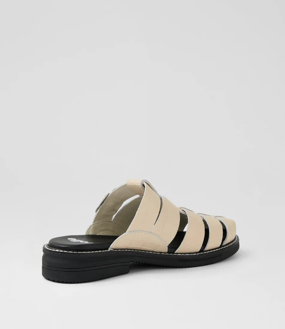 Rollie - Mule Fisherman Bone Croc