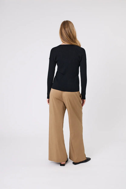 Marlow - Reign Long Sleeve Knit - Black