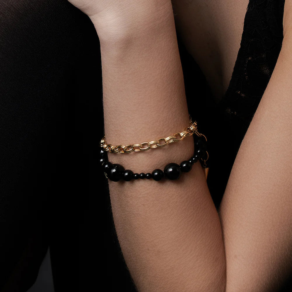 Silk &amp; Steel - Heritage Bracelet - Gold