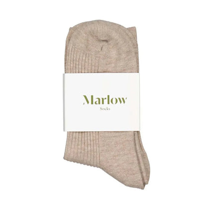 Marlow - Ribbed Cashmere Wool Socks