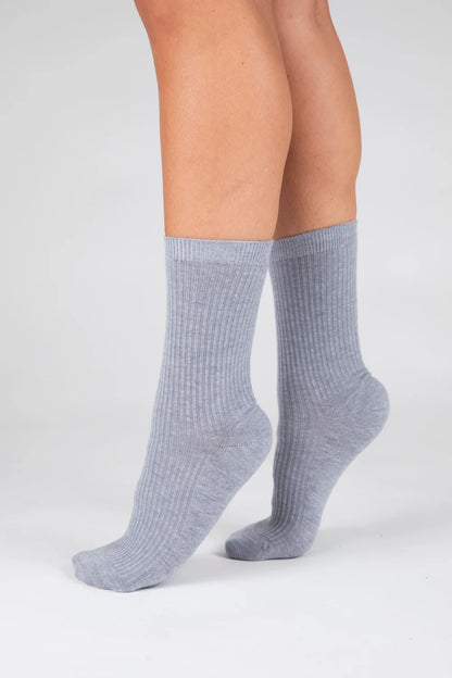 Marlow - Ribbed Cashmere Wool Socks