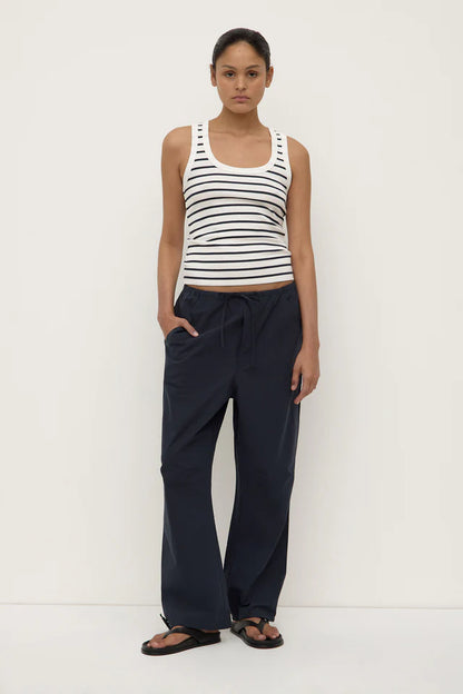Assembly Label - Rooney Poplin Pant - Ture Navy