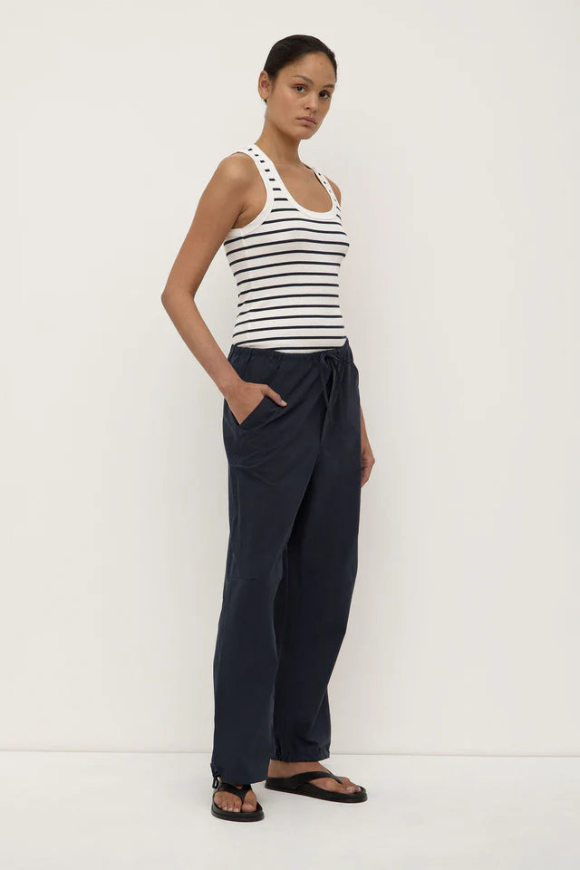 Assembly Label - Rooney Poplin Pant - Ture Navy