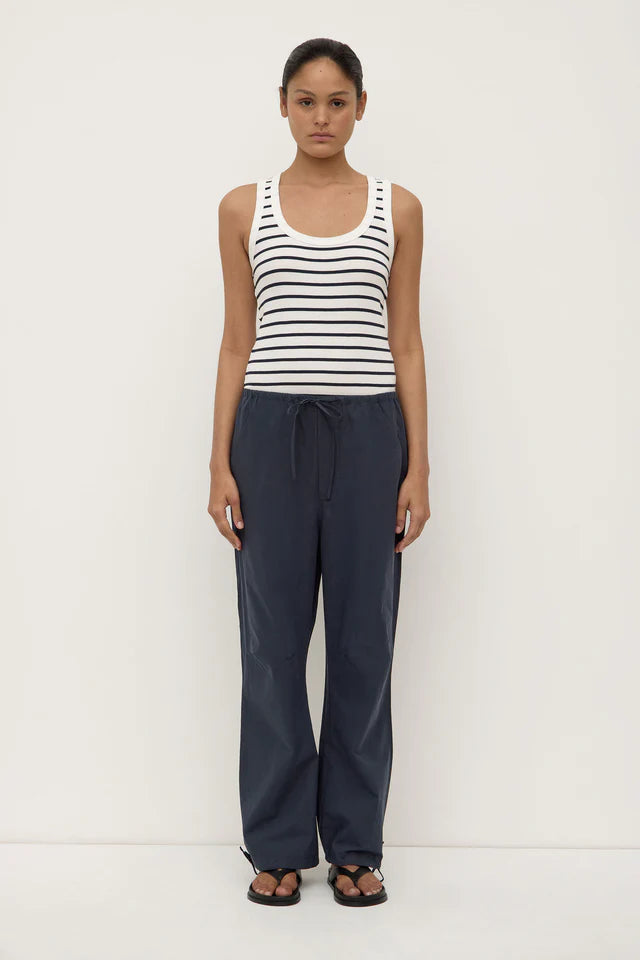 Assembly Label - Rooney Poplin Pant - Ture Navy