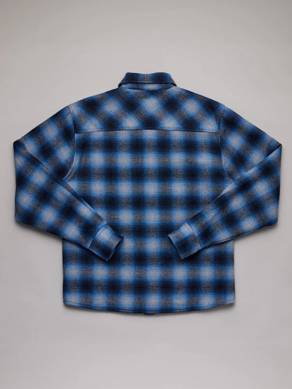 Just Another Fisherman - Seaport Shearling Jacket - Light Blue Check