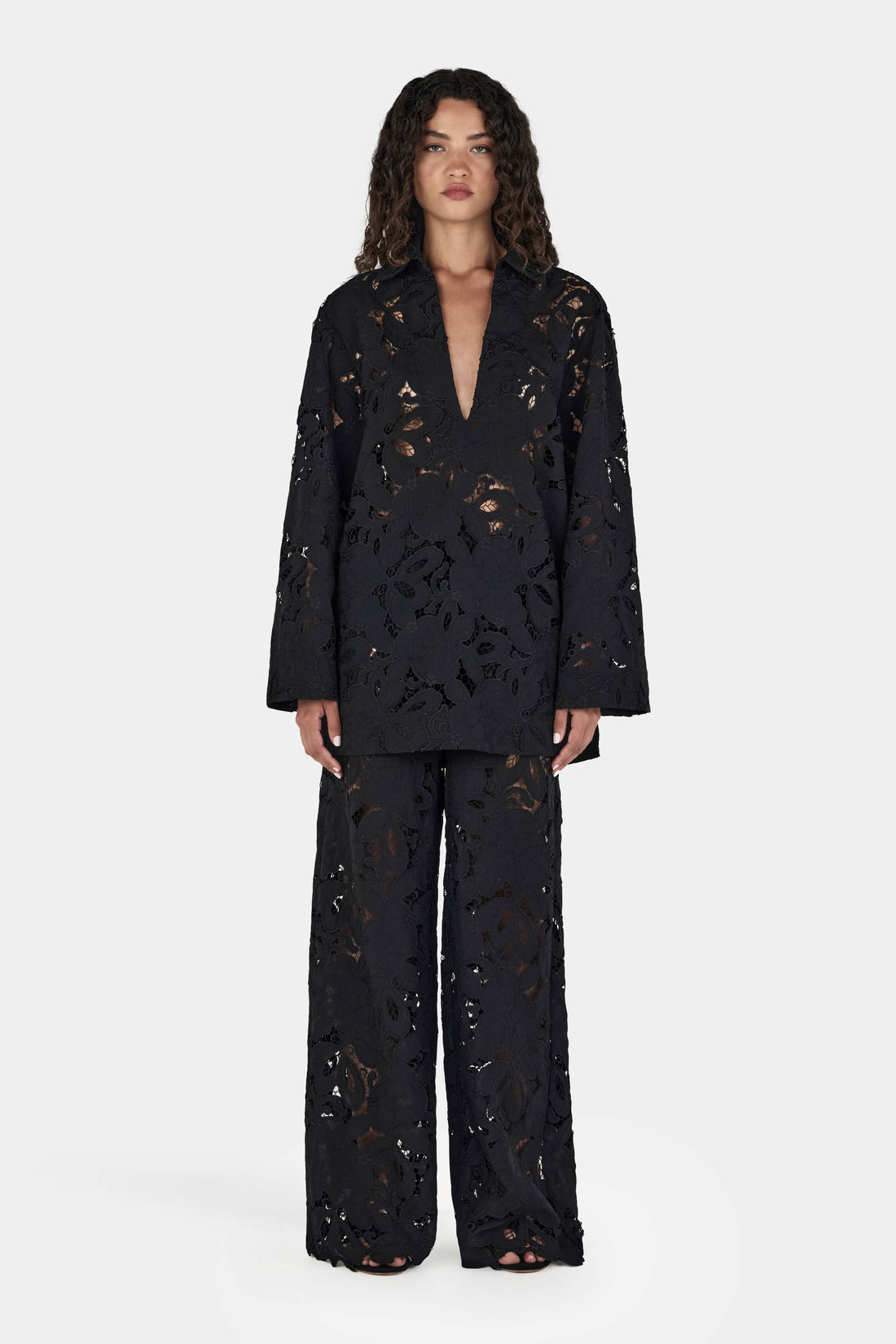 Hansen &amp; Gretel - Silla Lace Top - Black