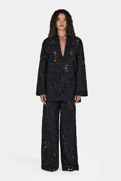 Hansen &amp; Gretel - Silla Lace Top - Black