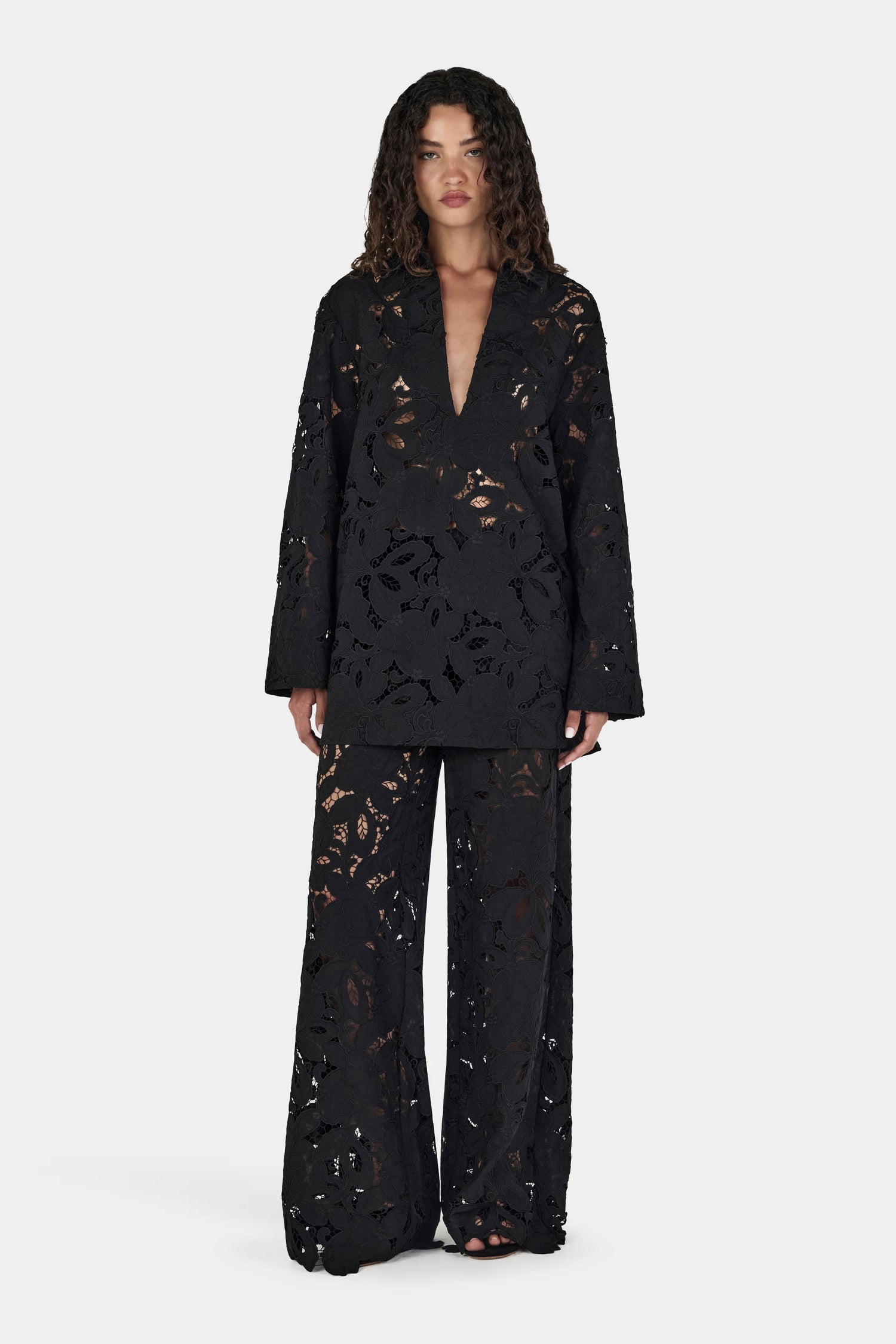 Hansen &amp; Gretel - Silla Lace Top - Black