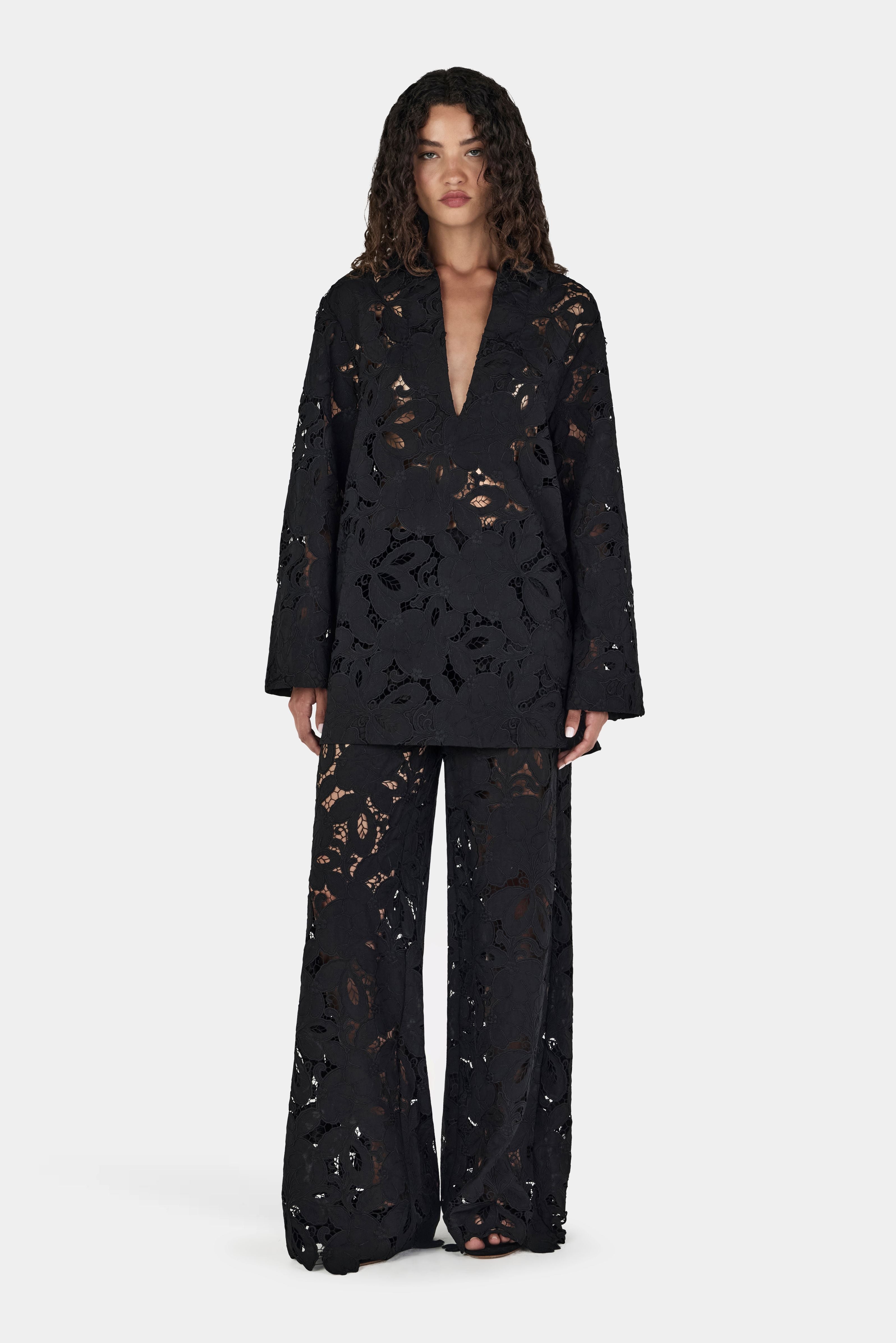 Hansen &amp; Gretel - Silla Lace Top - Black